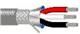 24AWG 3C Shielded Multi-Conductor Cable, 300V, 100ft