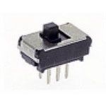 Slide Switch, DPDT, Latched, Solder Terminal, Through Hole-straight