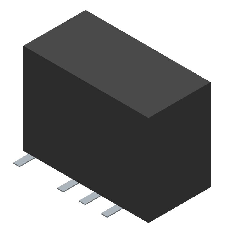 DPDT Signal Relay 24VDC 2A SMD Gold Contacts