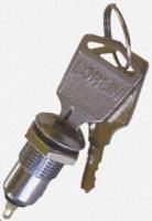 Key Switch, SPST, 0.5 A@ 24 V ac/dc 2-Way