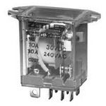 Power Relay 48VAC 10A DPDT(43x21.5x41.4)mm Panel