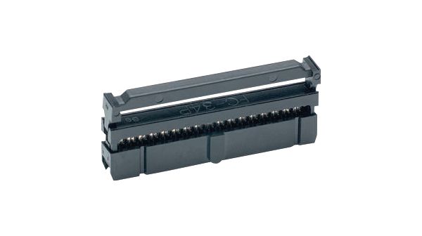 Series = C3001 / Gender = Socket / Contacts = 40 / Rows = 2 / Pitch mm = 2.54 / Cable Pitch mm = 1.27 / Body...