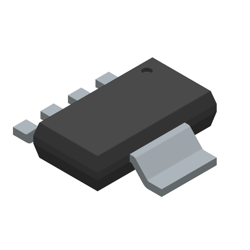 3.3V LDO Regulator, 500mA, 10V In, SOT-223, Fixed Output