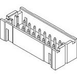 24Ckt 2.0mm Pitch Vertical Header, 2A, 125V, Tin Plated Brass
