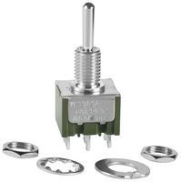 DPDT Toggle Switch, ON-OFF-ON, 6A 250VAC, Solder Lug, Panel Mount