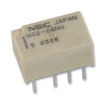 IMO PRECISION CONTROLS UC2-24NU Signal Relay, DPDT, 24 VDC, 1 A, Through Hole, Non Latching