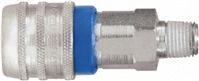 CEJN Brass, Steel Pneumatic Quick Connect Coupling, R 1/2 Male, Threaded
