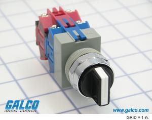 Switch Selector N.O./N.C. 4PST 45° Knob 10A 440VAC 220VDC 745.7VA Screw 500000Cycles Panel Mount