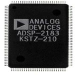 16-bit, 52 MIPS, 3.3 v, 2 serial ports, host port, 80 KB RAM