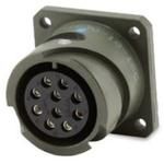 Conn Circular SKT 24 POS Solder ST Box Mount 24 Terminal 1 Port