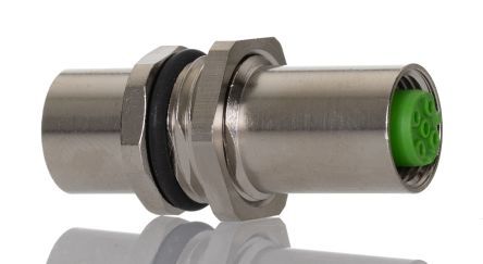 4-Pin Circular Connector, Receptacle, Panel Mount, IP67, 250V