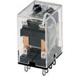 DPDT General Purpose Relay, 5A, 24VDC Coil, Panel Mount