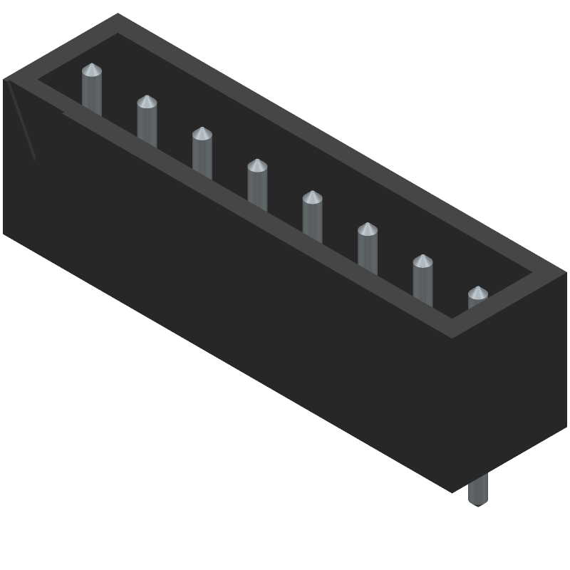 8 Pos 3.5mm Pitch Terminal Block, 13.5A, 200V, Thru-Hole