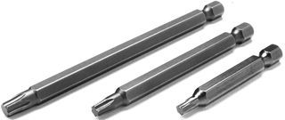 HEX BIT, TORX, T6X50MM; Bit Type:Torx; Hex Bit Size:T6; Length:50mm ;RoHS Compliant: No