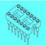 Conn DIP Socket SKT 20 POS 2.54mm Solder ST Thru-Hole Tube