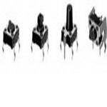 Illuminated Tactile Switch, 6x6x8.35mm, 160gf, Through Hole, SPST