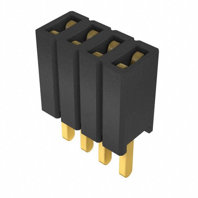 Conn Socket Strip SKT 4 POS 1.27mm Solder ST Thru-Hole Bulk