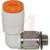 Fitting; 1/8 in.; 10-32 UNF; UNF; 15.3 mm (Length 1), 13.2 mm (Length 2); White
