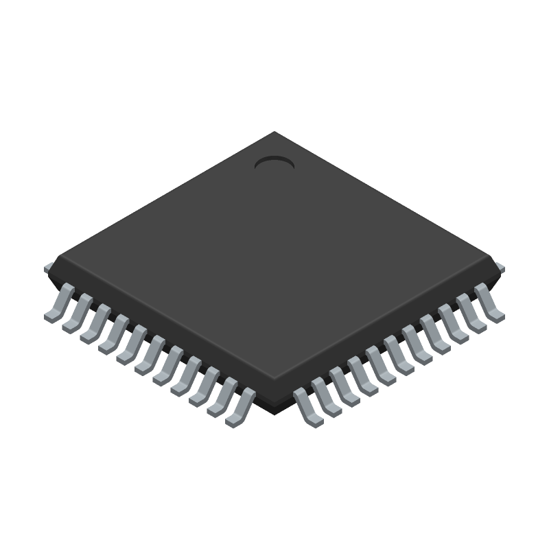 32b ARM MCU, 48MHz, 32KB FLASH, TQFP-44, I2C, SPI, UART
