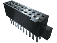 5-Position Female Socket Header, 1.27mm Pitch, 250V AC, Through Hole