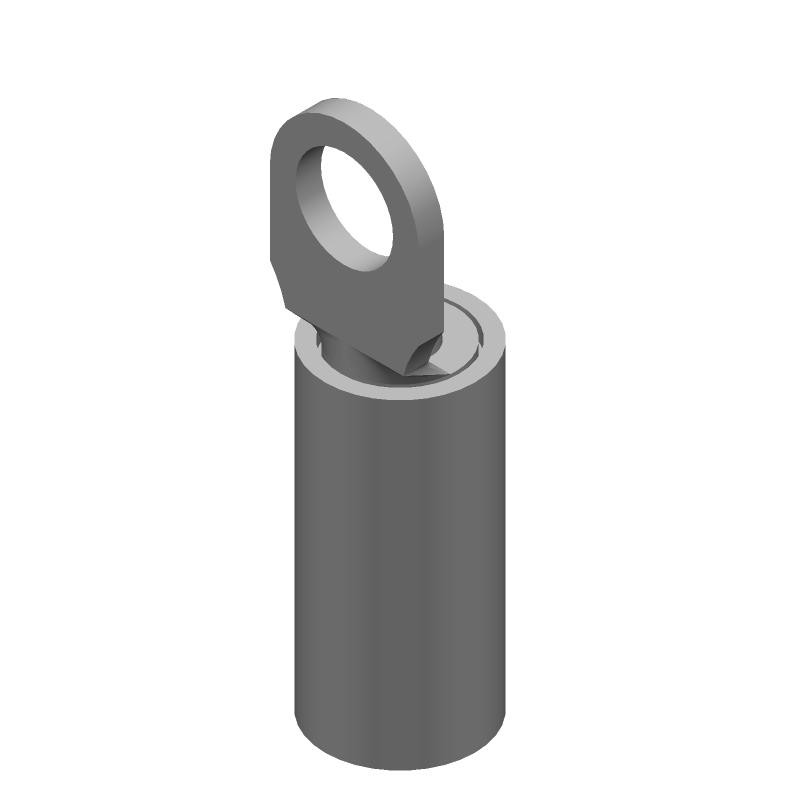 Ring Terminal, 16-22AWG, Copper, Tin, Insulated, 300V