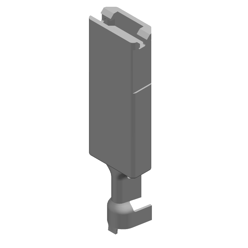 14-18AWG Steel Nickel Receptacle Terminal, 6.35mm Tab