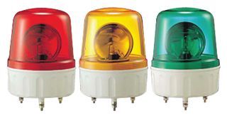 SIGNAL LIGHT, 24 VDC, 1.04A, 25W; Visual Signal Type:Rotating; Module Lens Colour:Red; Lens Diameter:-; Supply Voltage VAC:-; Supply Voltage VDC:24V; Power Rating:-; IP / NEMA Rating:-; External Height:166mm; Product Range:- ;RoHS Compliant: Yes