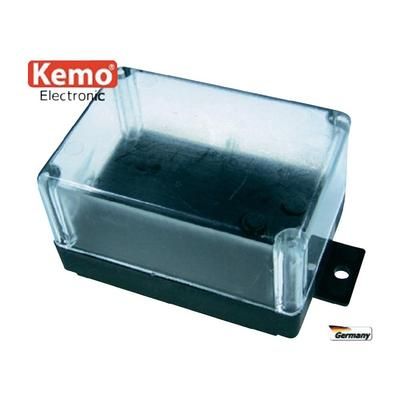 Universal casing Thermoplastic Black, Transparent 72 x 50 x 40 Kemo 1 pc(s)
