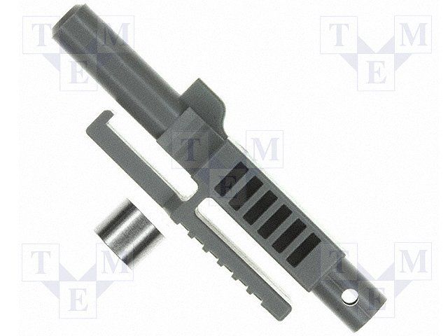 POF Simplex ST Fiber Optic Connector, Crimp, Male, 1000um