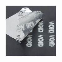 LABEL TAMPER PROOF 4X2 SILVER