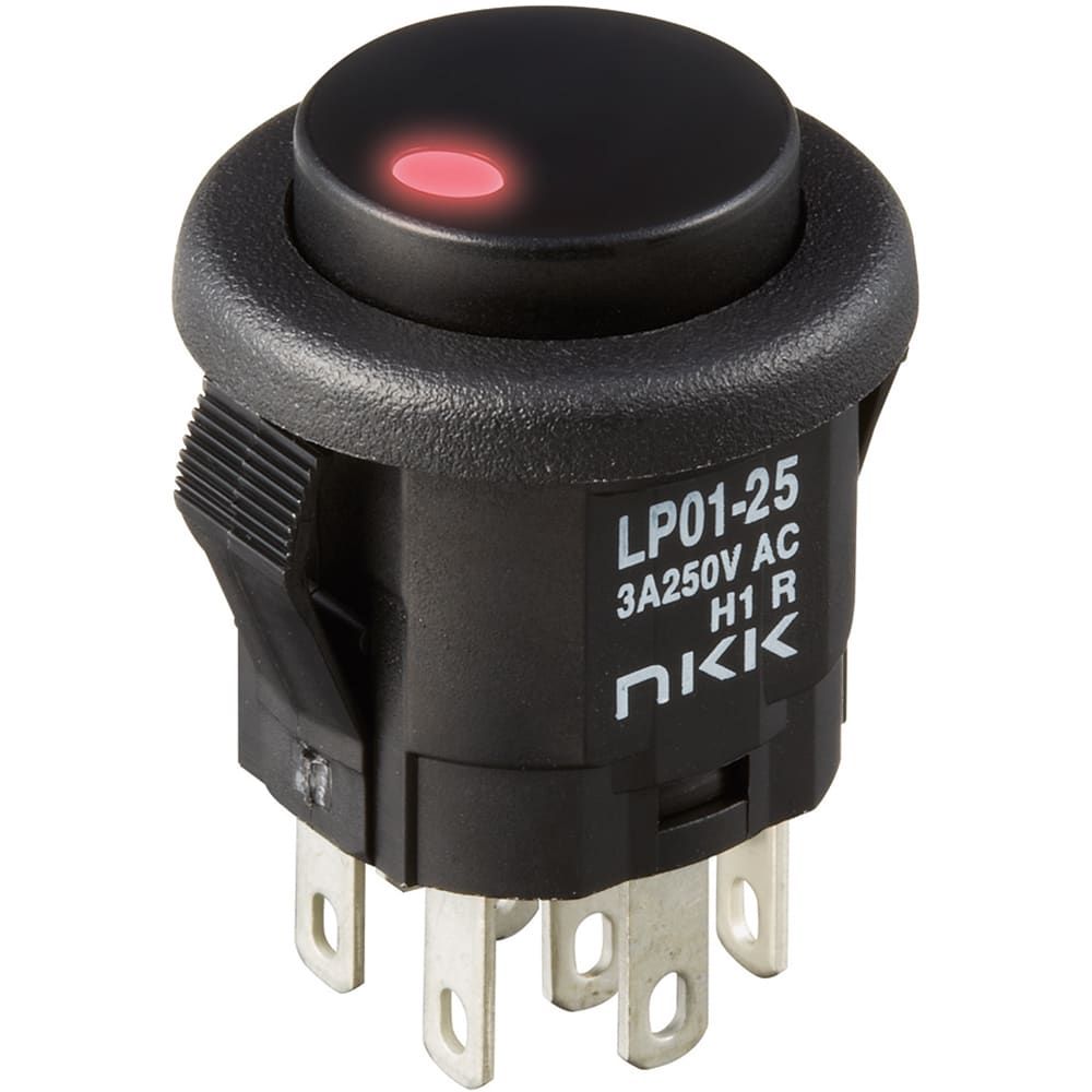 SWITCH PUSHBUTTON SPDT 3A 125V