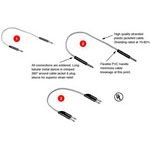 Cable Assembly Patch Cord 0.152m 2(2 POS Phone Plug) to 2(2 POS Phone Plug) PL-PL