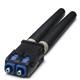 Fiber Optic SC Connector, 980/1000um, Multi Mode, Duplex, Plug, ROHS COMPLIANT