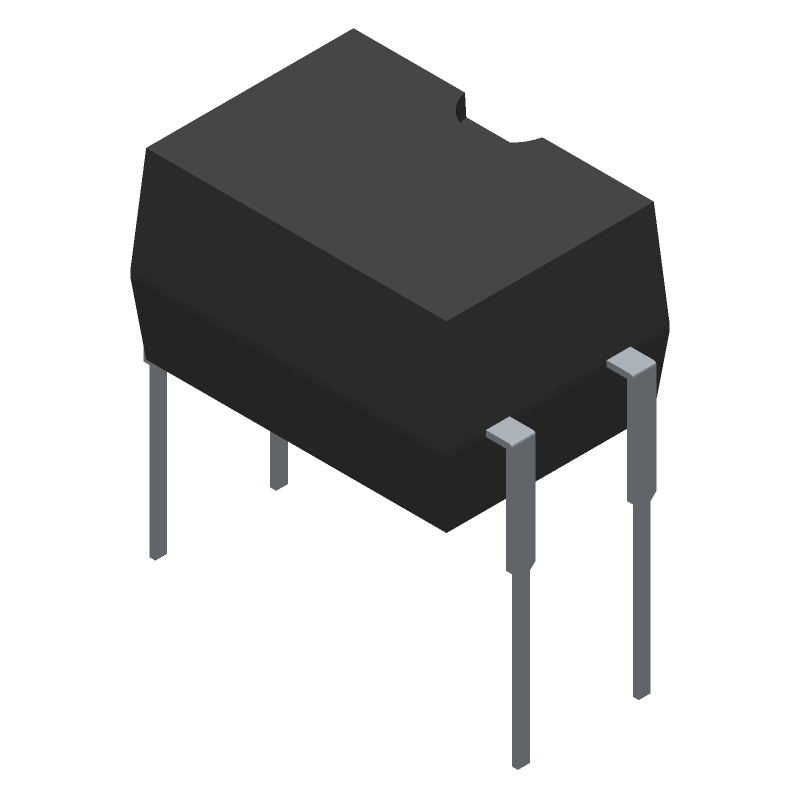 1-CH DC Optocoupler, 70V VCEO, 60mA IF, 320% CTR, DIP