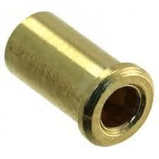 Female Solder Contact, Gold Plated, Beryllium Copper, 6.35mm L