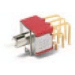 3PDT Momentary Pushbutton Switch, 1A 120VAC, Thru-Hole, PC Pins