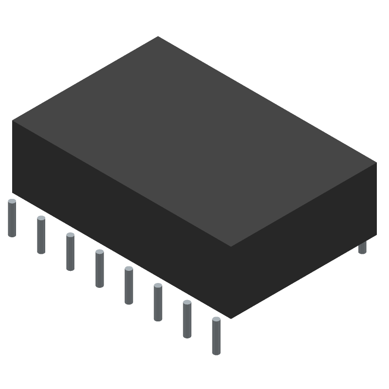 12VDC Power Relay, 5A, 4PDT, 250VAC, Through Hole
