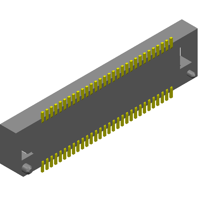 Conn Board to Board RCP 60 POS 0.6mm Solder ST Top Entry SMD Tray