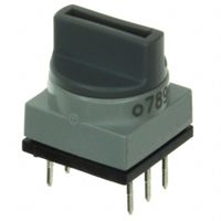 Switch DIP N.O./N.C. SP8T 8 Segment Wheel 0.15A 24VDC 1.5VA PC Pins 10000Cycles 2.54mm Thru-Hole