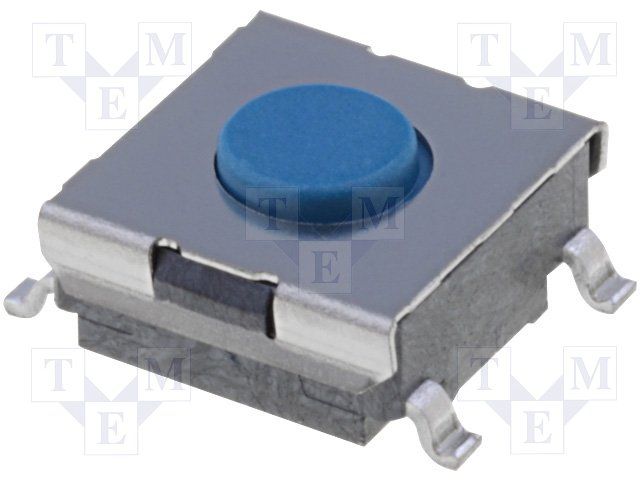 Tactile Switch, 24V, 50mA, 2.55N, SMD, SPST