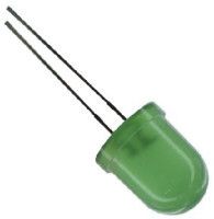 Single Color LED, Green, Water Clear, T-1, 3mm, ROHS COMPLIANT PACKAGE-2