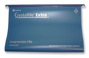 CRYSTAL FILE, BLUE, PK25