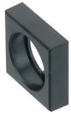 Front frames 24 x 24 mm black, 52-950.0, EAO
