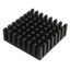 Pin Fin Heat Sink, 8.1°C/W, Extruded Aluminum, Black