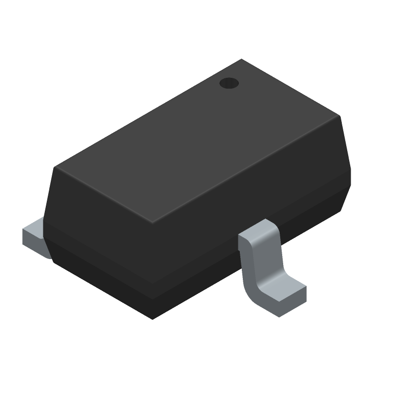 Hall Effect Sensor, SOT-23, 3-Pin, 24V, 20mA