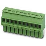 2-Pos Terminal Block, 8A, 160V, 1.5mm², Green, Screw