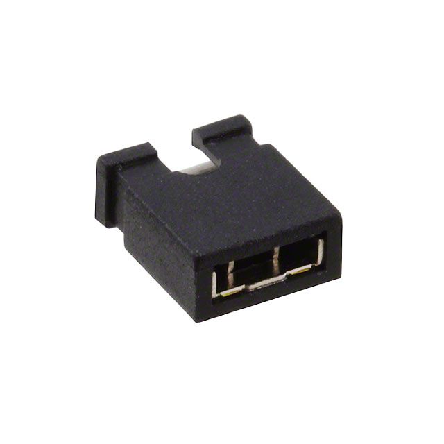 2.54mm Pitch Female Jumper, 2 Pos, Gold Plated, 3A, 250V, SMD