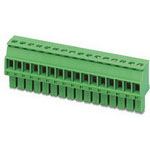 6 Pos Terminal Block, 8A, 160V, 3.81mm Pitch, Screw, Green