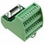 26 Pos D-SUB Interface Module, 1A, 125V, DIN Rail Mount