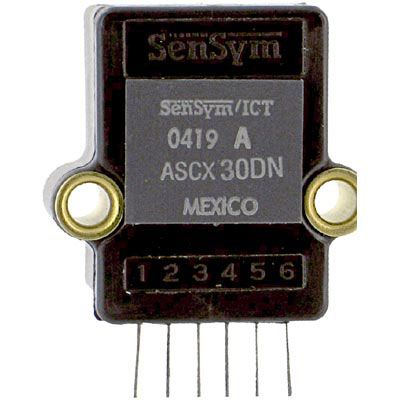 Pressure Sensor 0psi to 30psi Differential 6-Pin